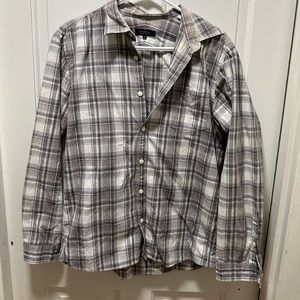Men’s Burberry Plaid Button Down